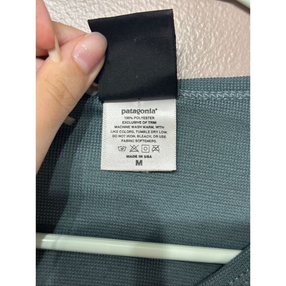 Patagonia Sea Moss Base Layer Long Sleeve Women's Shirt Medium - Picture 5 of 10